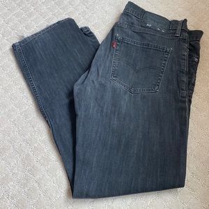 Mens Levi Faded Black Jeans